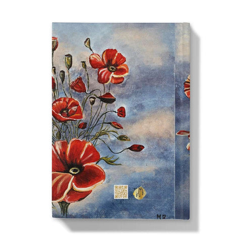 Artistic Hardback Journal Bouquet of Poppies