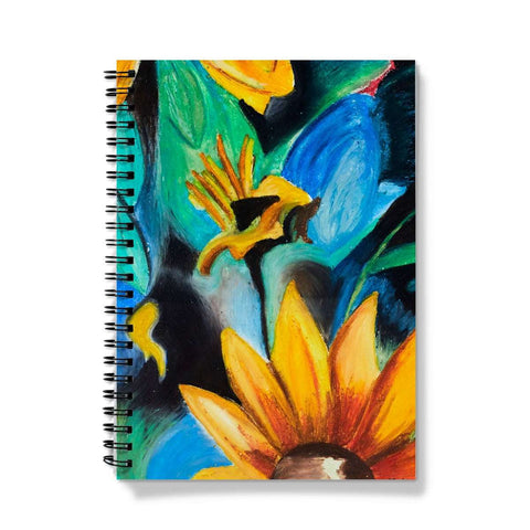 Artistic Journal Notebook Absract Sunflower