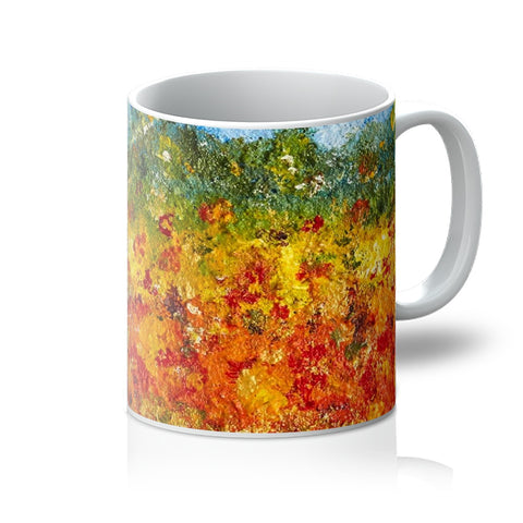 This Summer Fields Mug is the perfect choice for the art enthusiast.  Crafted with exquisite detail, this mug features a unique and stylish design by Toiles de Michelle, to add a special touch anywhere its placed.  Enjoy your favourite drink in a one-of-a-kind mug.  A quality print mug, beautiful yet durable and has been tested to 100+ dishwasher cycles. Cheers!