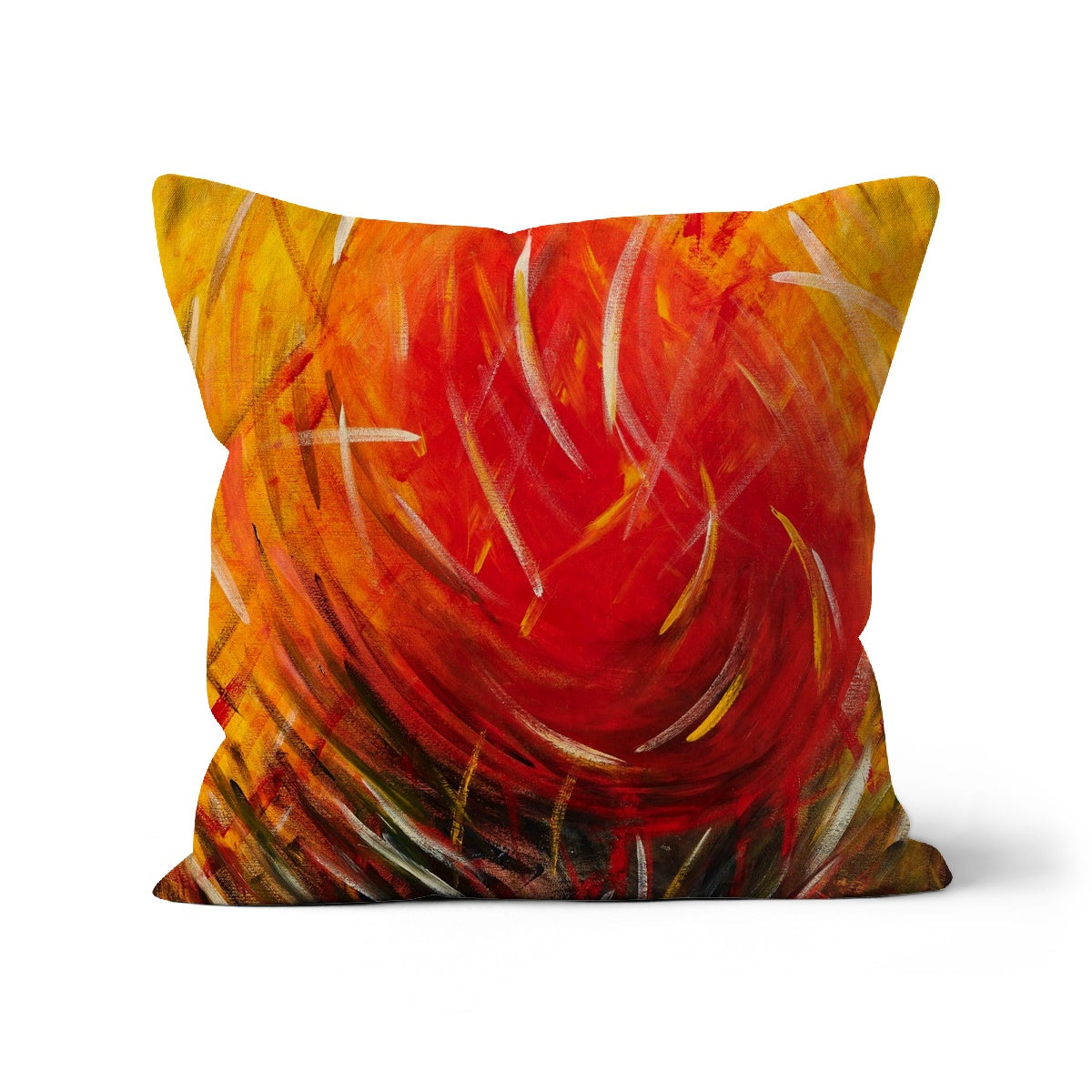 Coussin décoratif Warm Energy avec art 