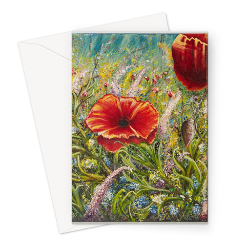 Poppy Love Greeting Card