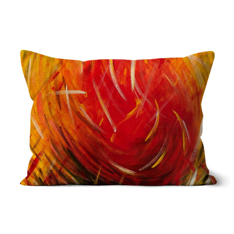 Coussin décoratif Warm Energy avec art 