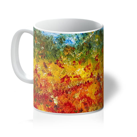 This Summer Fields Mug is the perfect choice for the art enthusiast.  Crafted with exquisite detail, this mug features a unique and stylish design by Toiles de Michelle, to add a special touch anywhere its placed.  Enjoy your favourite drink in a one-of-a-kind mug.  A quality print mug, beautiful yet durable and has been tested to 100+ dishwasher cycles. Cheers!