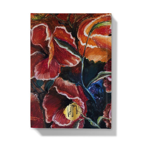 Carnet cartonné d'amour de coquelicot