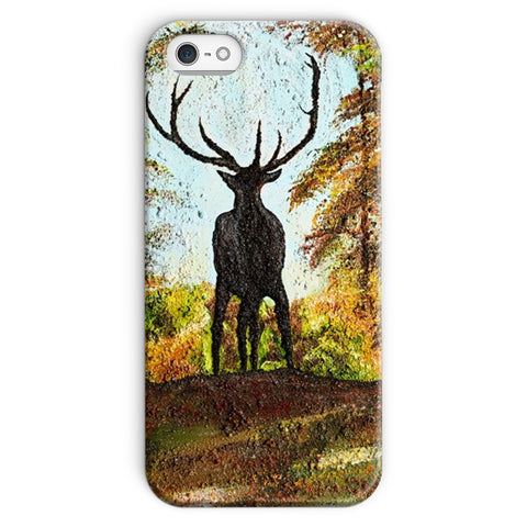 Coque de téléphone à pression cerf