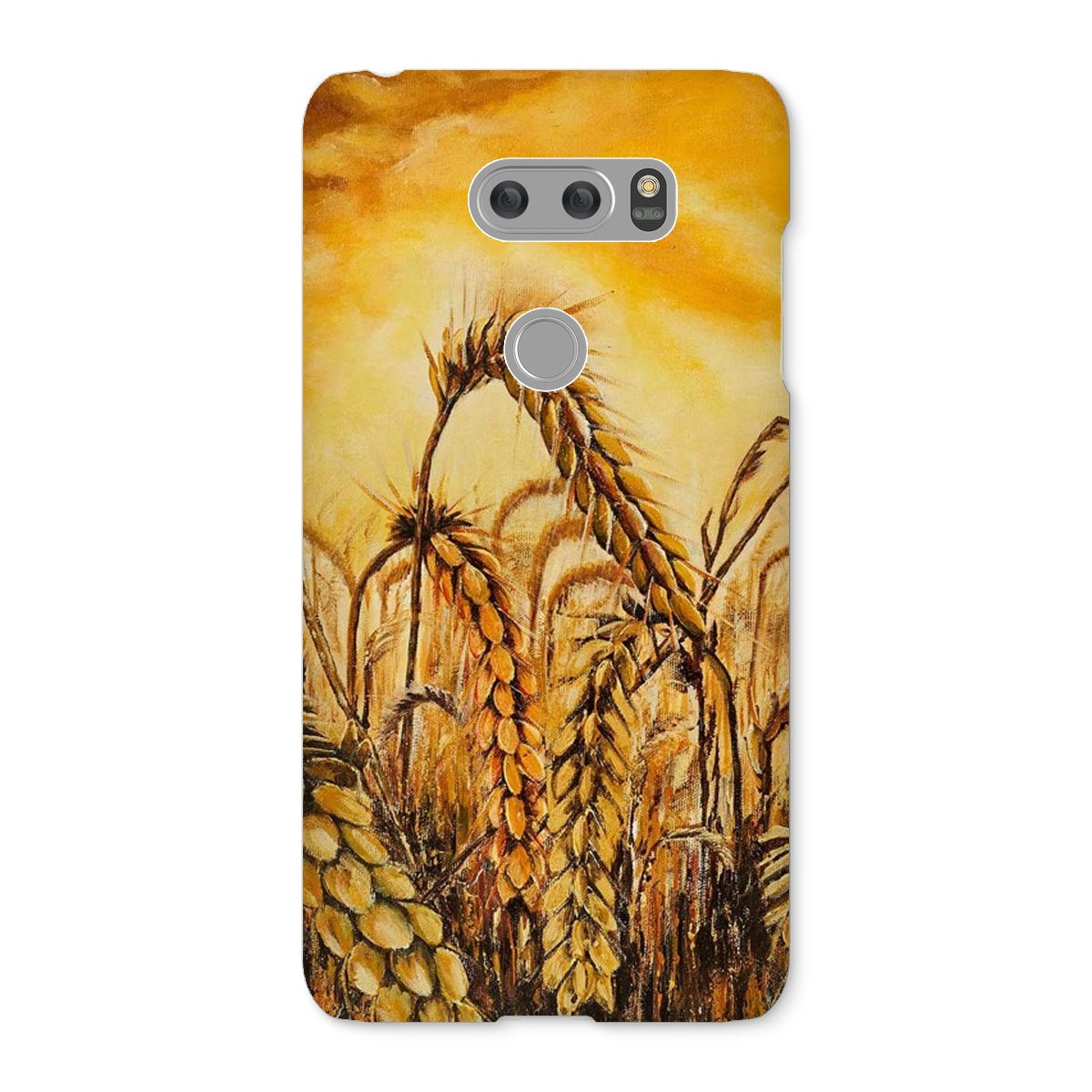 Stormy Wheat Field Snap Phone Case