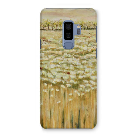 Artistic Snap on Skin Shades of a wild field with soft shades of beige & whites & the odd poppy here & there.  Beautiful design for wellbeing and joy.