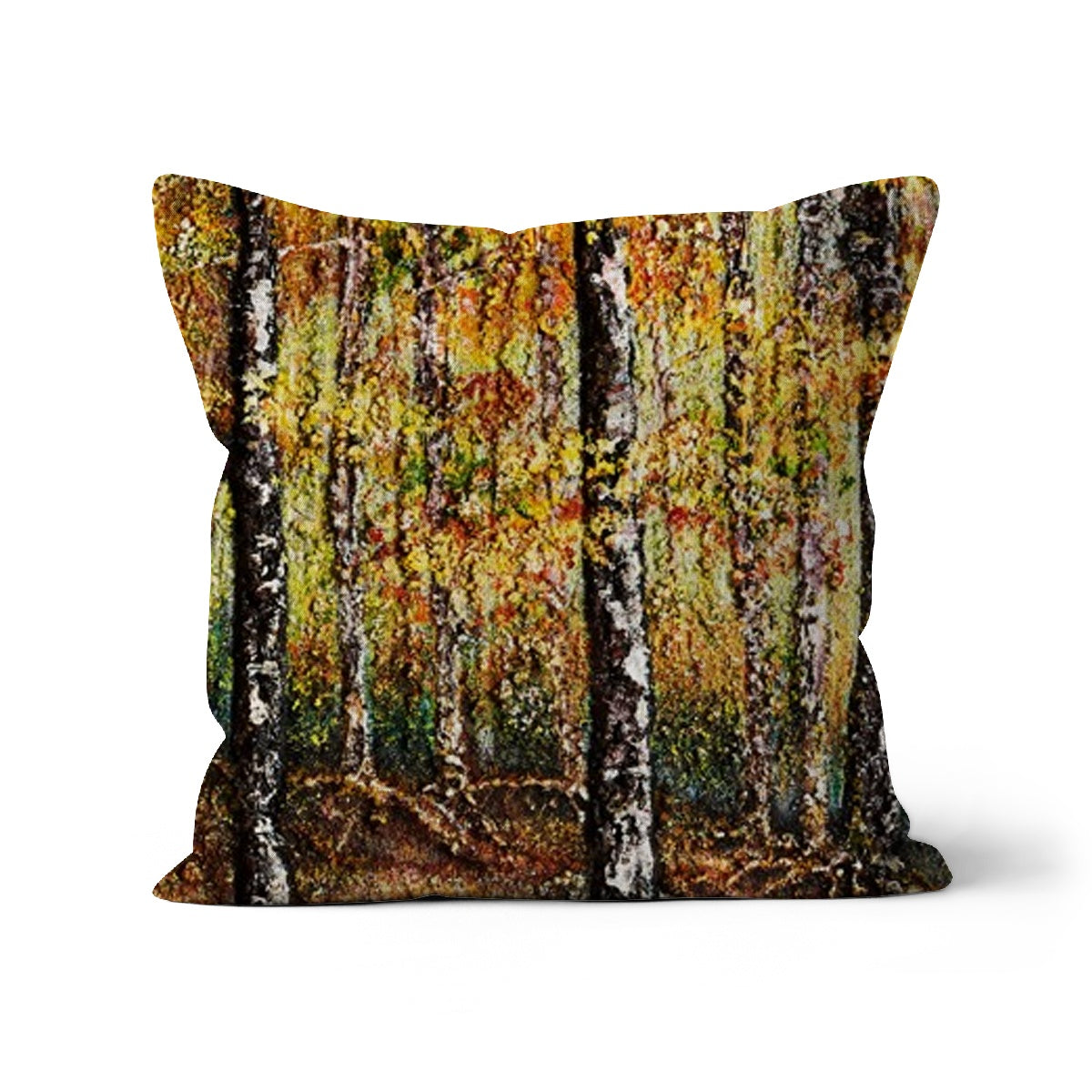 Forêt d'Or Coussin avec Art 