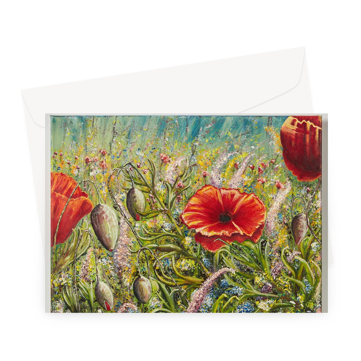 Poppy Love Greeting Card