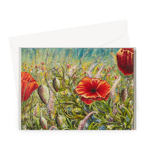 Poppy Love Greeting Card