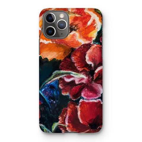 Artistic Snap on Phone Skin Poppy Love