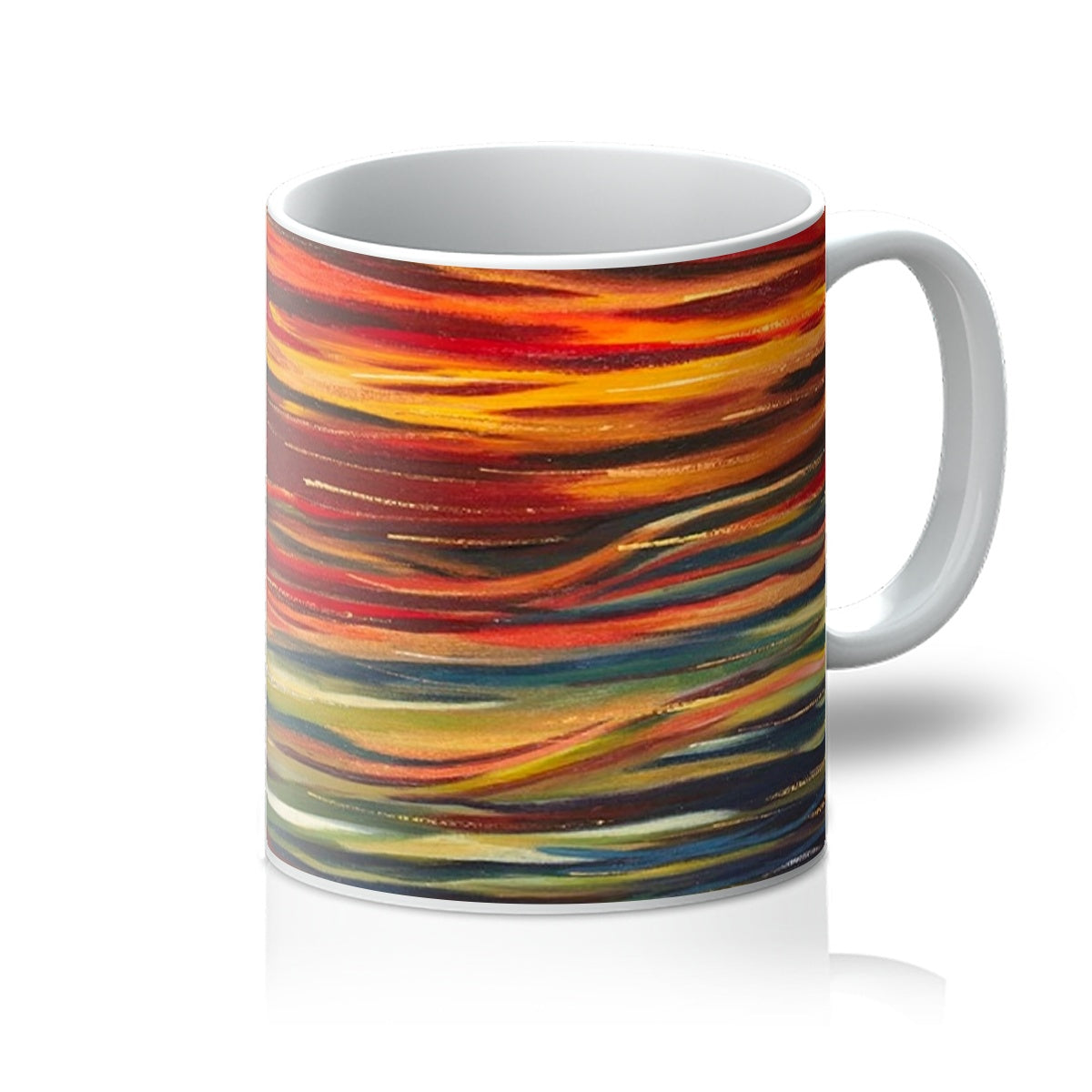 Tasse artistique tapisserie tissée de la vie