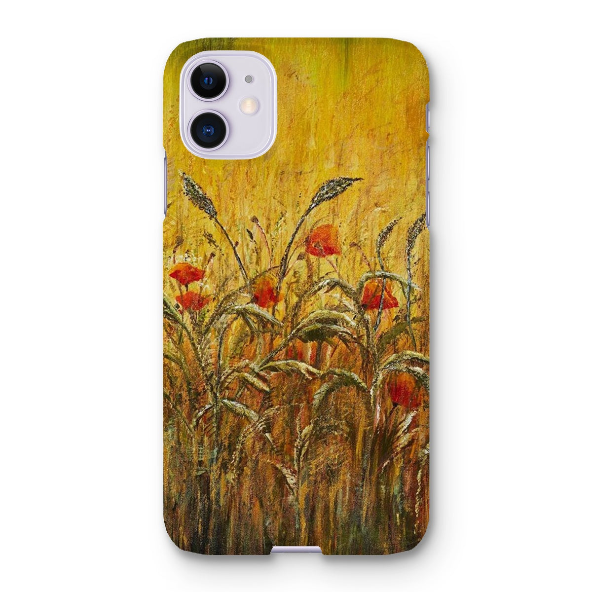 Golden Fields & Poppies 2 Snap Phone Case