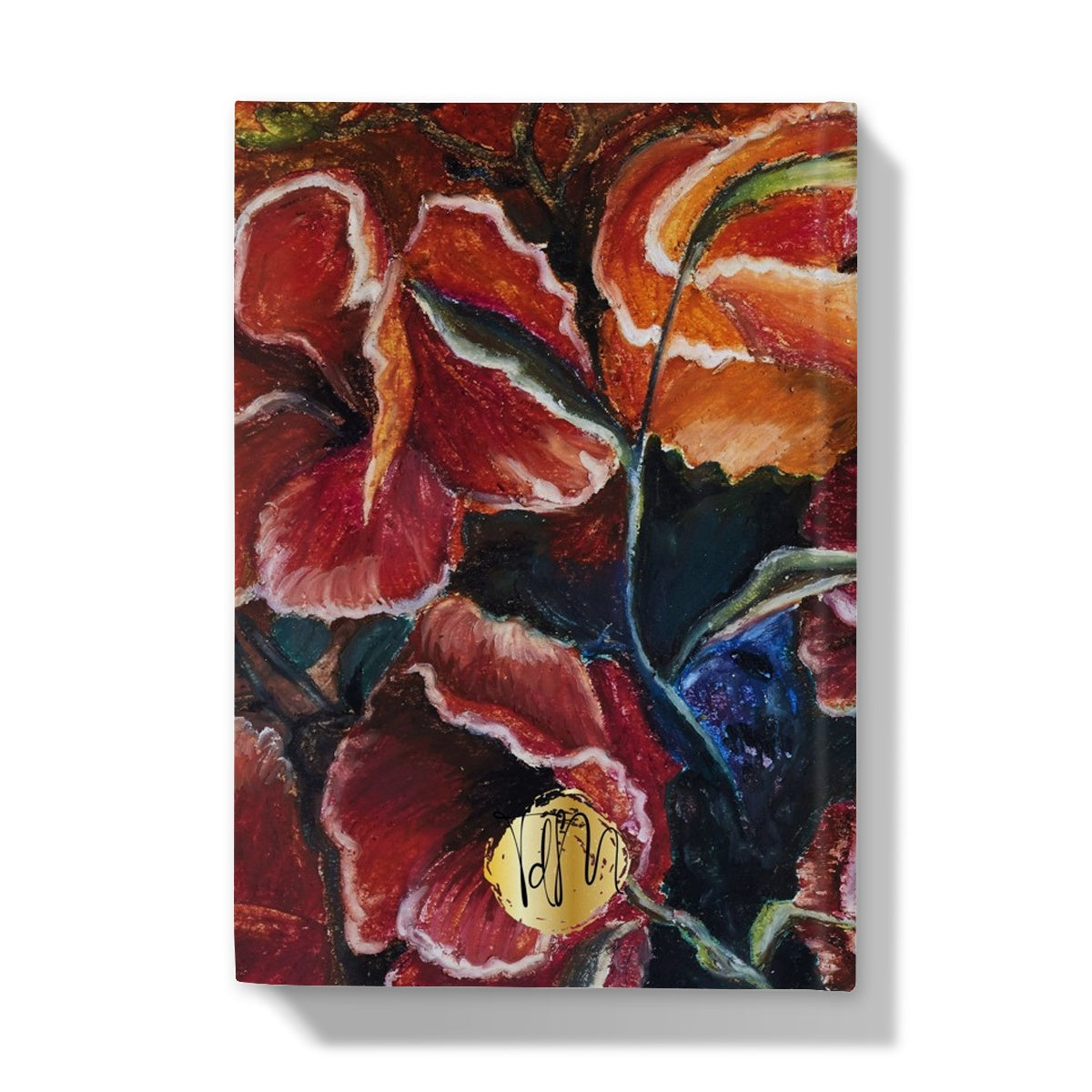 Carnet cartonné d'amour de coquelicot