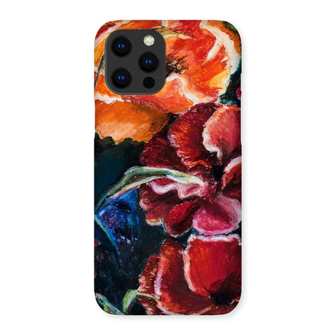 Artistic Snap on Phone Skin Poppy Love