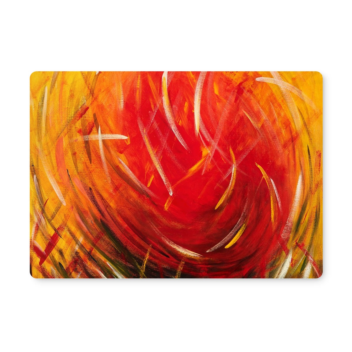 Artistic Placemats Warm Energy