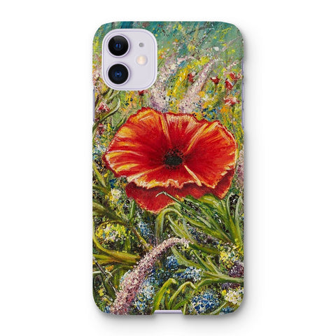 Poppy Love Snap Phone Case