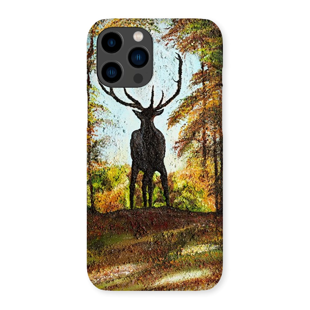 Coque de téléphone à pression cerf