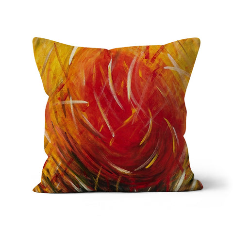 Coussin décoratif Warm Energy avec art 